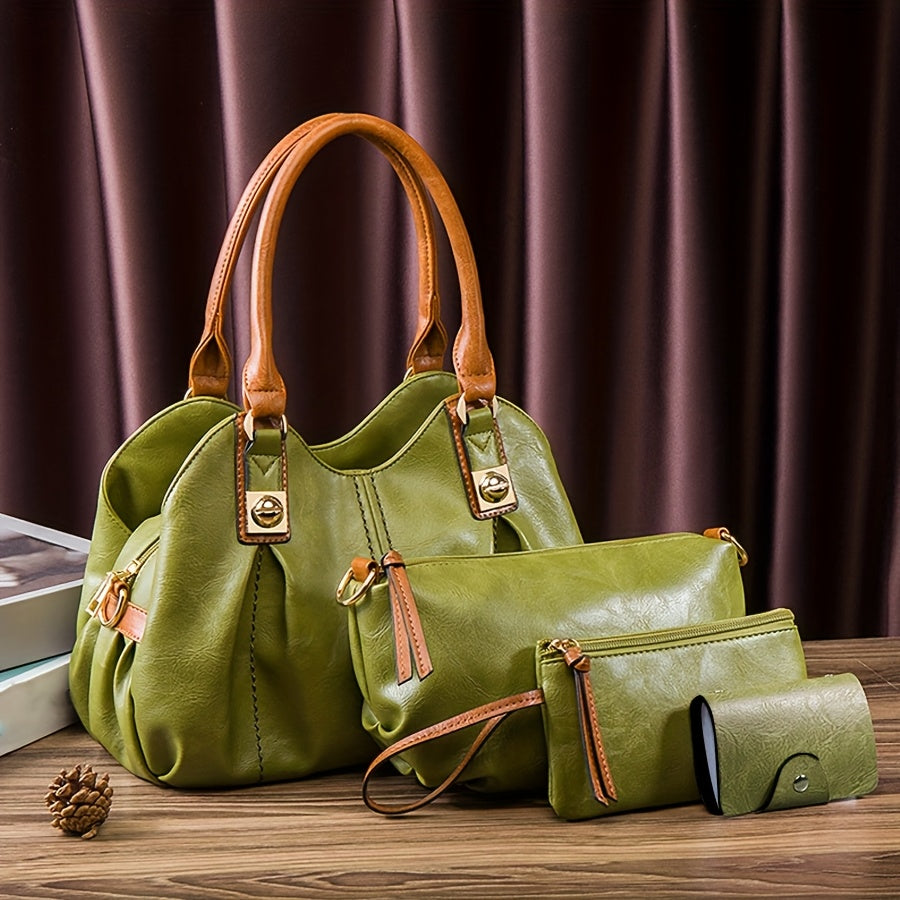 Zoe - Vintage 4-Piece Bag Set