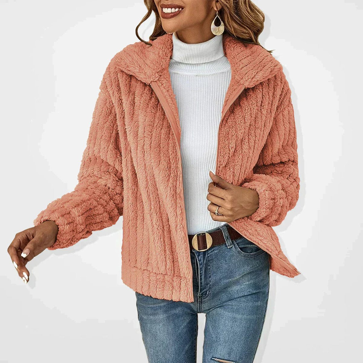 Rita | Plush Zip-Up Jacket