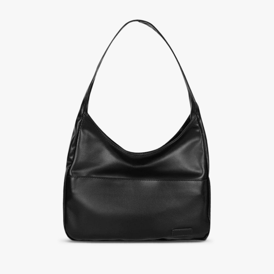 Fiora daily essentials bag in black, front view