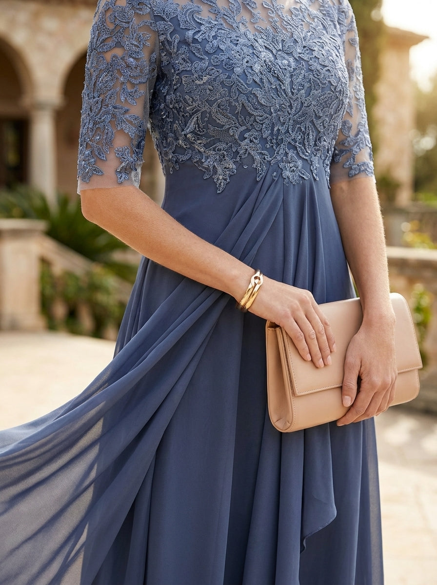 LIORA™ | Ruched Midi Dress