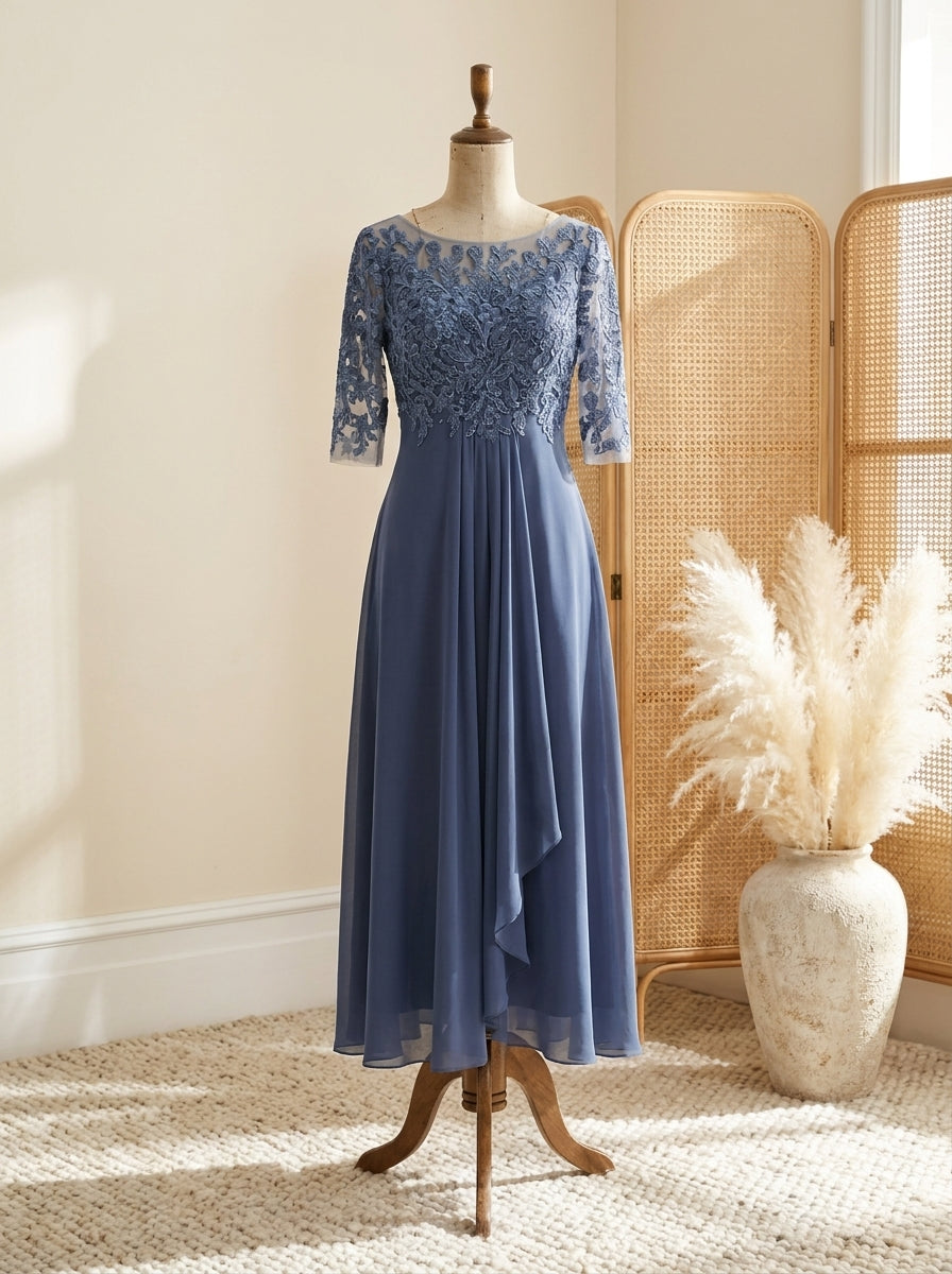 LIORA™ | Ruched Midi Dress