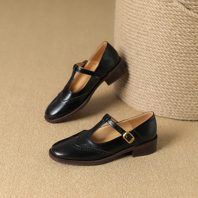YSOLENNE | ELEGANT T-BAR MARY JANES