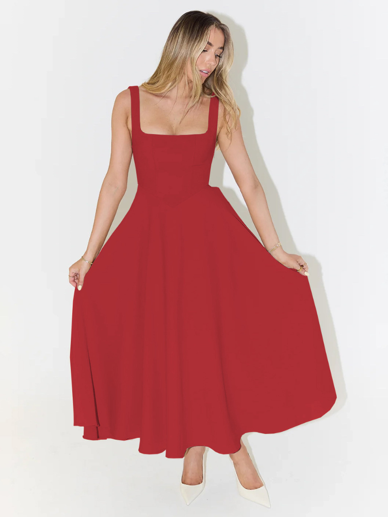 LIORA™ | Classic Midi Dress