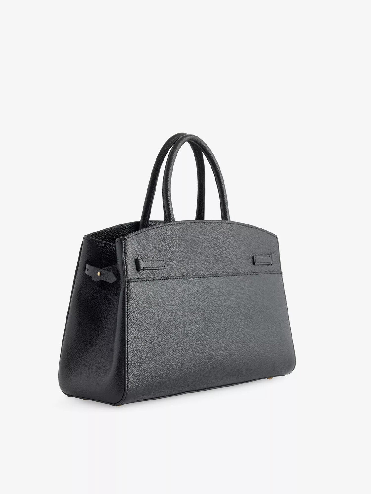 Amélisse midi handbag in black, three-quarter back view