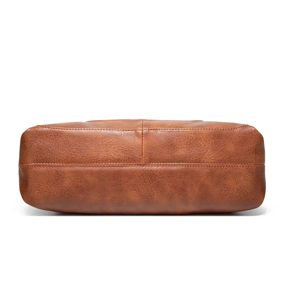 Junia everyday leather bag in brown, base view