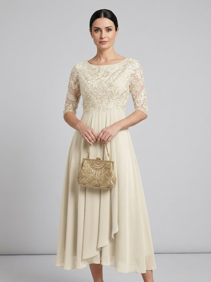 LIORA™ | Ruched Midi Dress
