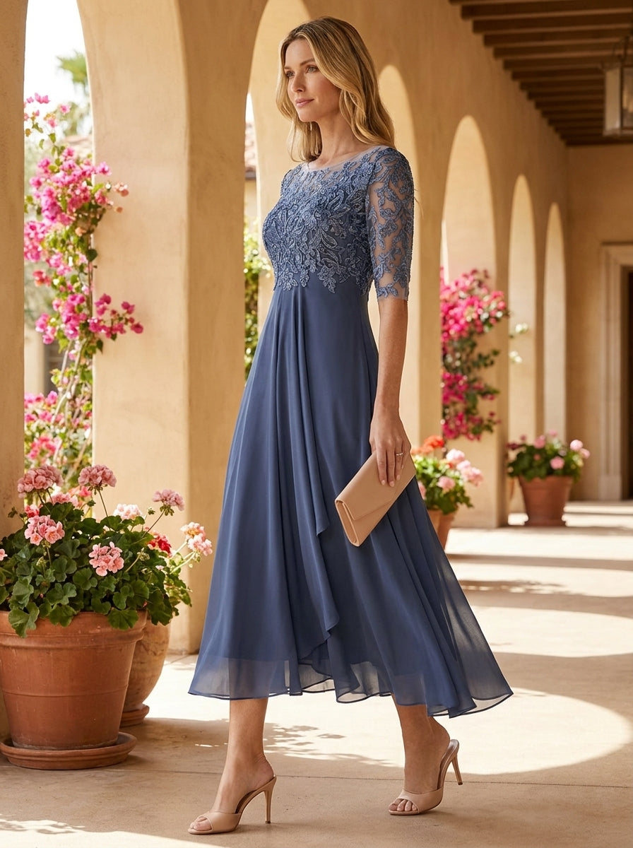LIORA™ | Ruched Midi Dress