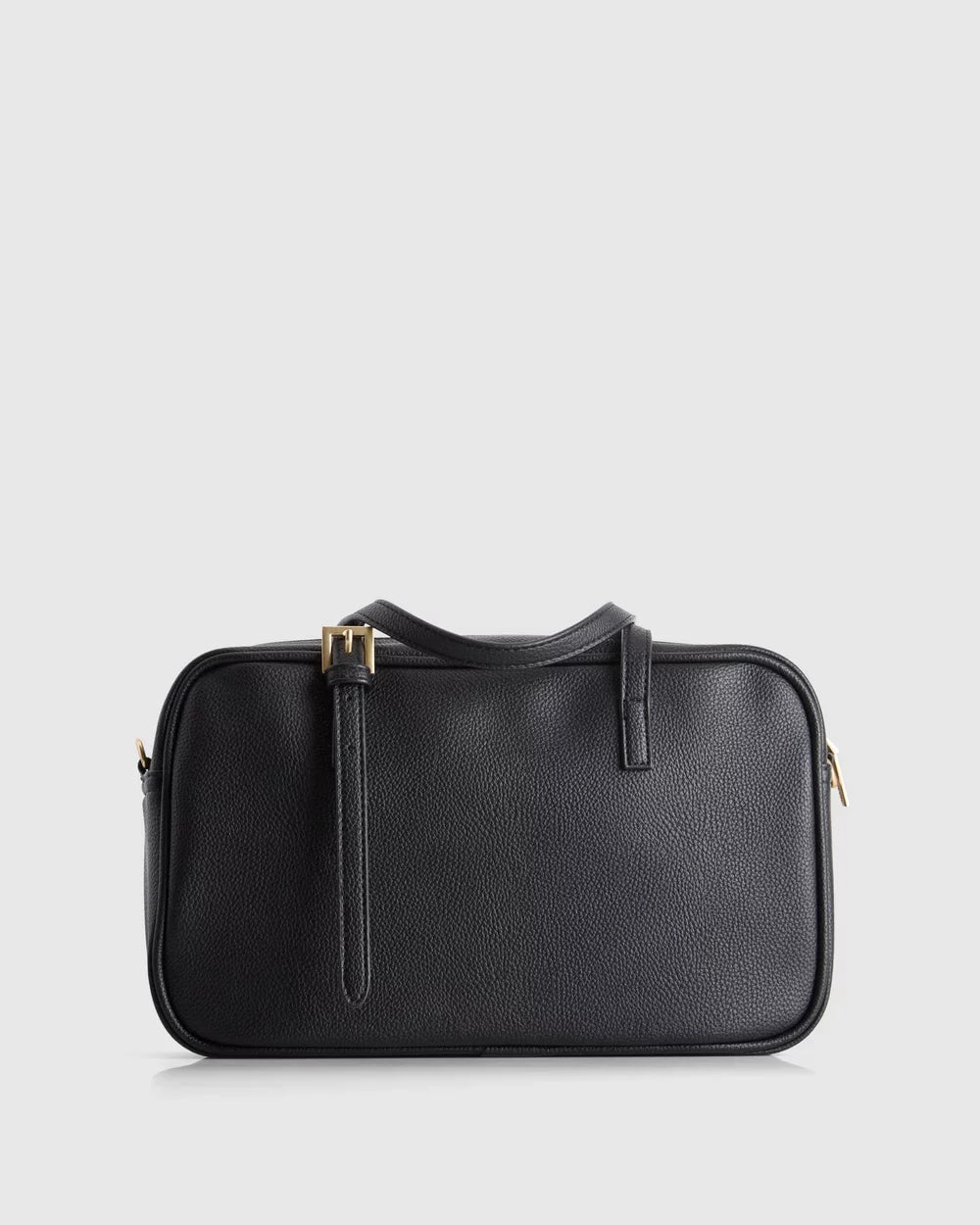 Lumière Paris bowler bag in black, back view