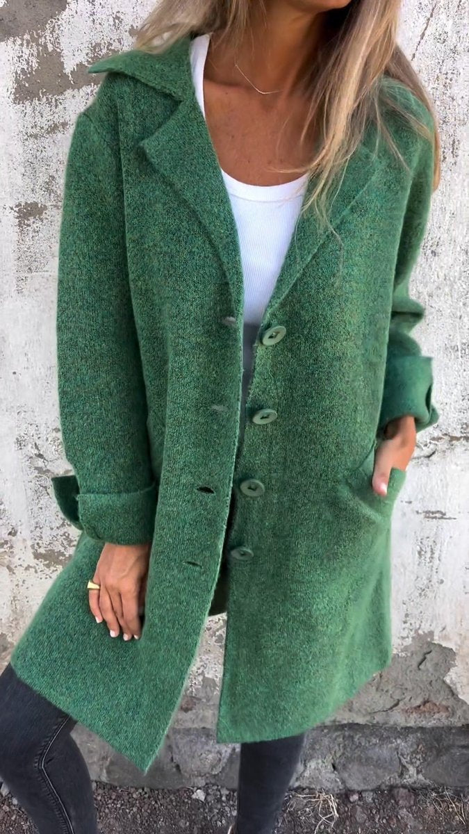 Lucille | Soft Long Coat with Lapels